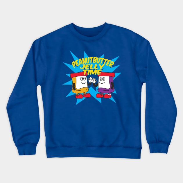 PB JELLYTIME Crewneck Sweatshirt by toddgoldmanart